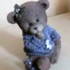 Teddybär , Bär   im Weihnachtslook  zum basteln Dekorieren Bild 3
