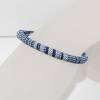 Armband gewebt Azteken blau mit Edelstahl Magnetschließe Bild 3