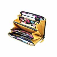 Damen-Geldbörse "Clara"- ein Portemonnaie mit einer besonders schönen Farbkombination und umlaufenden Reißversch Bild 9