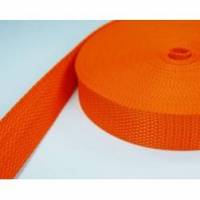 Gurtband 25 mm breit - Orange Bild 1
