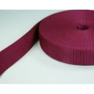 Gurtband 25 mm breit - Bordaux