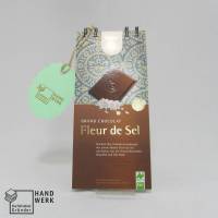 Notizblock, Fleur de Sel, Originalverpackung Schokolade, Upcycling, handgefertigt Bild 1