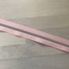 Endlosreißverschluss metalisiert inkl. 3 Zippern schmal rosa hell - Spirale silber Bild 2