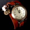Armbanduhr, Wickeluhr, Uhr, Damenuhr, Lederuhr, Vintage-Stil,carpe diem, Zuchtperlen,Auswahl Bild 2