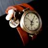 Armbanduhr, Wickeluhr, Uhr, Damenuhr, Lederuhr, Vintage-Stil,carpe diem, Zuchtperlen,Auswahl Bild 6