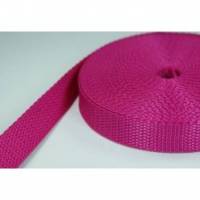 Gurtband 25 mm breit - Pink Bild 1