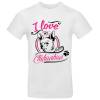 T-Shirt, Frontdruck, I Love my Chihuahua, weiß, schwarz, weiß neonpink, schwarz neonpink, XS-5XL, Unisex, Bild 3