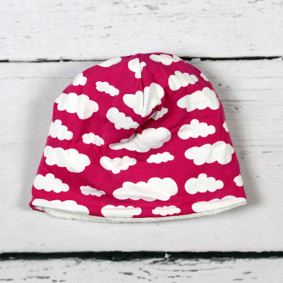 Beanie gefüttert ~ Gr.39-56 | Wolken | Mütze | Geschenk | Kind