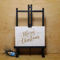 [2020-0079] DinB6-Klappkarte "Merry Christmas / Weihnachten" - handgeschrieben Bild 1