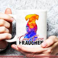 Hunde-Tasse CANE CORSO FRAUCHEN mit Hunderasse┊Kaffeetasse Bürotasse┊tolle Geschenkidee für Hundebesitzer Bild 1