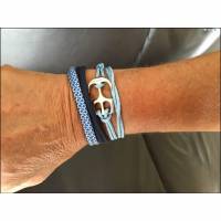 Maritimes Armband-Set „Anker-blau“ Bild 1