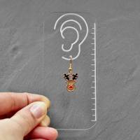 Weihnachtliche Ohrringe Rentiere • Ohrhänger | Ohrschmuck | Weihnachten Bild 6