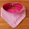 Halstuch für Kinder rosa pink mit Namen personalisiert / Kinderhalstuch / Babyhalstuch Bild 1