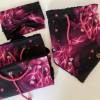 Kragenschal Eigenproduktion Kreatyvchens Welt Glowing Rose in pink auf schwarz Bild 4