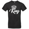 T-Shirt King und Queen, Krone, Partnershirts, schwarz, weiß Bild 1