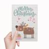 Weihnachtskarten Set Barn - 8 Postkarten, 4 Klappkarten mit Umschlag Bild 4