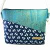 Handmade Korktasche Damentasche mit Anker Stoff + Kork Crossbag Crossbody Bag nachhaltig vegan und fair Bild 7