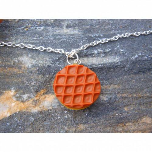 Schoko Waffelkeks  Halskette  kawaii sweet