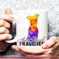Hunde-Tasse JACK RUSSELL FRAUCHEN mit Hunderasse┊Kaffeetasse Bürotasse┊tolle Geschenkidee für Hundebesitzer Bild 1