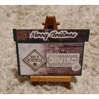 Gutscheinverpackung " Merry Christmas " Santas Air Mail , Northpole Bild 1