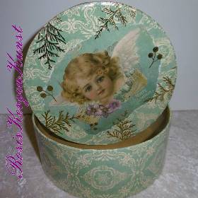 Geschenkebox * Geschenkverpackung * Geschenkeschachtel * Weihnachten * Nostalgie * Decoupagepapier * Geschenk *  