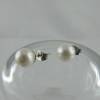 Ohrstecker Perlen Weiß Bild 3