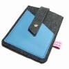 eReader Hülle Tablet Tasche Wollfilz Filz Leder mit Druckknopflasche, Maßanfertigung bis max 8 Zoll Bild 4
