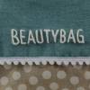 Beauty Bag - Kulturbeutel Pastell Blau - Rosa mit Namen Kulturtasche Waschtasche Kosmetiktäschchen Schminktäschchen Bild 5