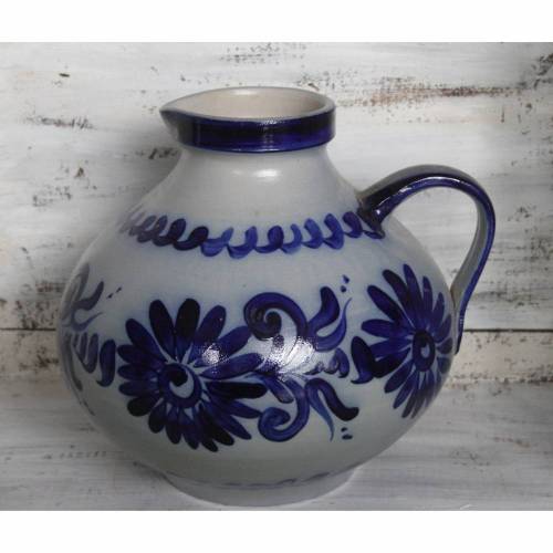 grosser Keramik Krug mit Henkel Steingut Handarbeit