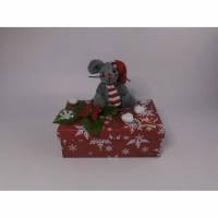 GeldgeschenkBox mit "Maus" für Weihnachten Geschenkverpackung Geldgeschenk Bild 1