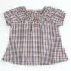 Kinder-Shirt - 98/104 karierte Bluse für Mädchen, Retro-Charme Bild 3
