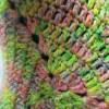 Sattelüberzug  Sattelschoner bunt farbig  Sattelbezug mit Schurwolle - handmade gehäkelt Bild 3