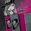 17,90EUR/m French Terry Urban Girl All Over Kombi Stoff Skater Girl by Thorsten Berger pink Bild 5