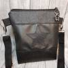 Handtasche Stern Umhängetasche Tasche Glitzer Bag schwarz  mit Anhänger Stern Vintage Stil Geschenkidee Bild 7