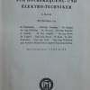 Handbuch für Hochfrequenz- und Elektro-Techniker Band I. und Band II.  1949 Bild 2