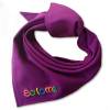 Halstuch lila mit Namen für Baby Kind Mädchen -  Personalisiertes Mädchenhalstuch - Babyhalstuch Tuch zum binden Bild 1