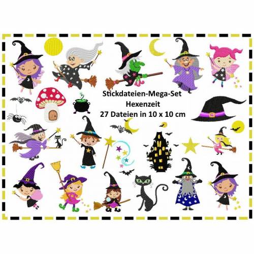 Mega-Set Hexenzeit 10x10