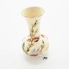 ZSOLNAY PECS Porzellan 124, Vase handgemalt, signiert, Höhe 11,5 cm, Breite ca 7 cm, Öffnung 4 cm, elfenbeinfarbig, Bild 4