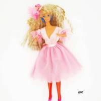 vintage, original Barbie von Mattel, 1966 aus den 80er Jahren mit Kleidung,  30 cm, Bild 1