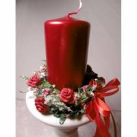 Kerzenkranz * Schmuckkränzchen * für Kerzen bis 4cm Durchmesser * Weihnachten * Advent * Tischdeko * Bild 1