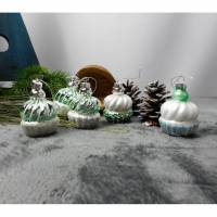 Weihnachtsdeko hängend 5er Set Glas Cupcake, Christbaumschmuck, Tannenbaumdeko, Stück 2,50€,  Material Bild 1