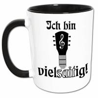 Gitarre Tasse mit Spruch, Gitarre Spielen Musik Wortspiel, Gitarristen Geschenk Kaffeetasse Bild 1