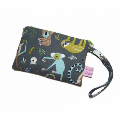 Kameratasche Faultier mit Handschlaufe Tasche für Digicam Digitalkamera 10 x 6 x 3cm, personalisierbar