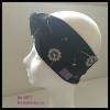 Stirnband im Turbanstyle "Pusteblumen" - Größe M / KU 56 - in schwarz-weiß, von he-ART by helen hesse Bild 2