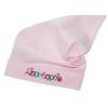Kopftuch rosa mit Namen für Mädchen - Kinderkopftuch mit Wunschbeschriftung für Kleinkinder - Mädchenkopfbedeckung Mütze Bild 1