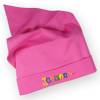 Kopftuch rosa mit Namen für Mädchen - Kinderkopftuch mit Wunschbeschriftung für Kleinkinder - Mädchenkopfbedeckung Mütze Bild 6