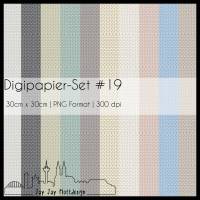 Digipapier Set #19 (Strickoptik rechte & linke Maschen, Schachbrett) zum ausdrucken, plotten, scrappen, basteln und mehr Bild 1