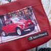 Täschchen rotes Kunstleder für Auto-Mädels Bild 2