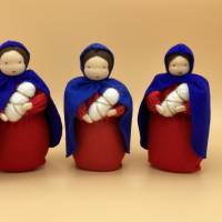 Maria - Jesuskind - groß - Jahreszeitentisch - Krippenfiguren  - Winter - Weihnachten Bild 2