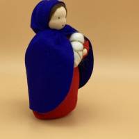 Maria - Jesuskind - groß - Jahreszeitentisch - Krippenfiguren  - Winter - Weihnachten Bild 4